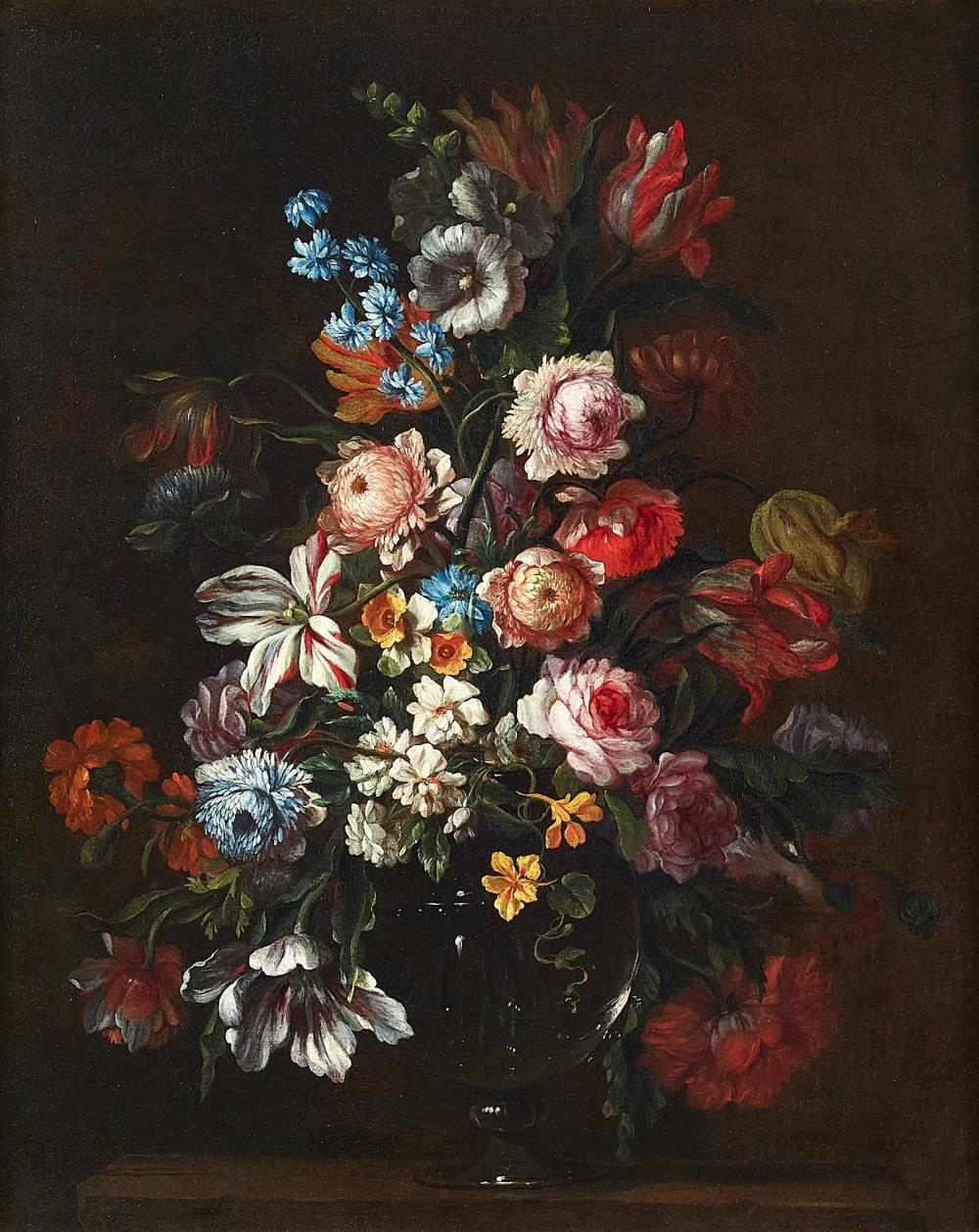 Mario Nuzzi comparable auction result: mario nuzzi called mario dei fiori attributed to flower still life
