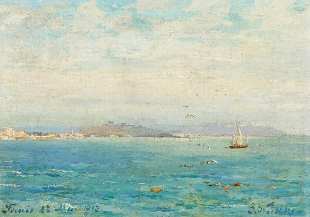 Carl Wuttke comparable auction result: carl wuttke outside goulette near tunis