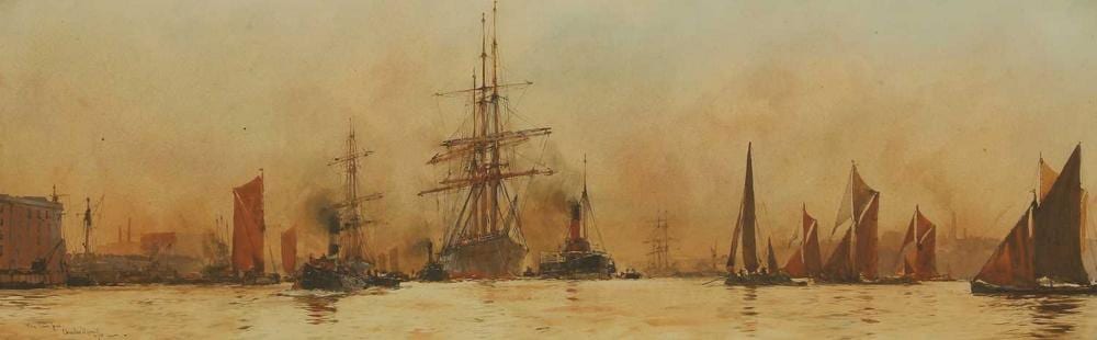 Charles Edward Dixon comparable auction result: charles edward dixon british 1872 1934 the lower pool london
