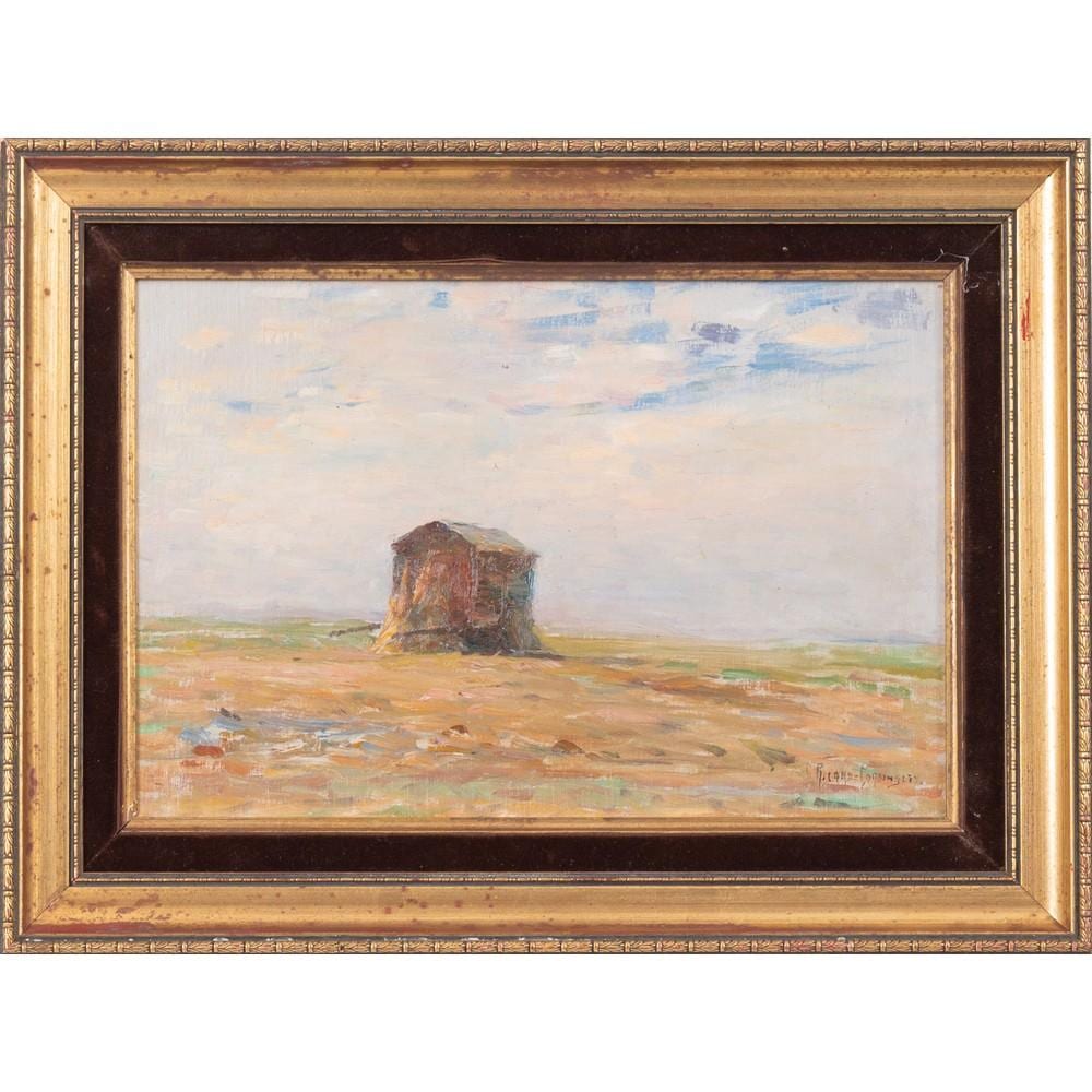 Georges R. Ricard-Cordingley comparable auction result: georges ricard cordingley olio su carta applicato tavoletta