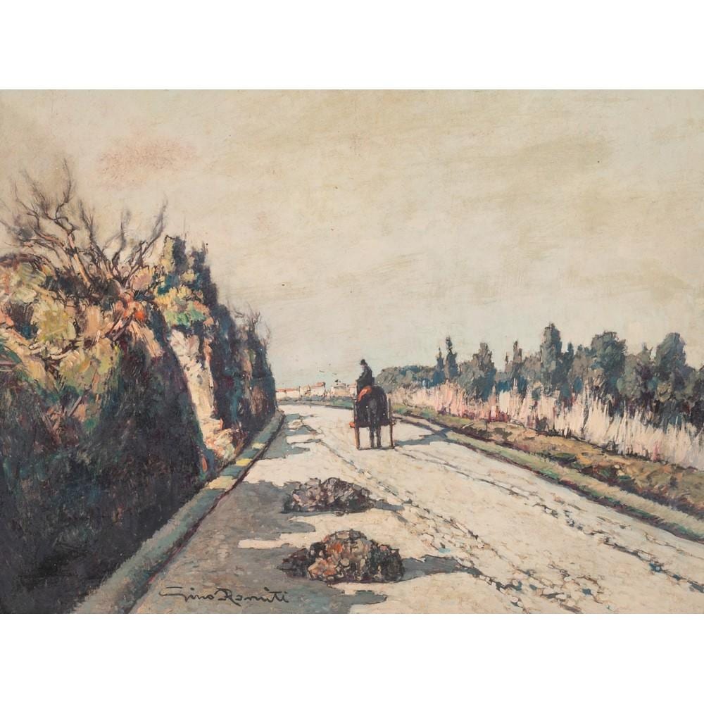 Gino Romiti comparable auction result: gino romiti olio su masonite