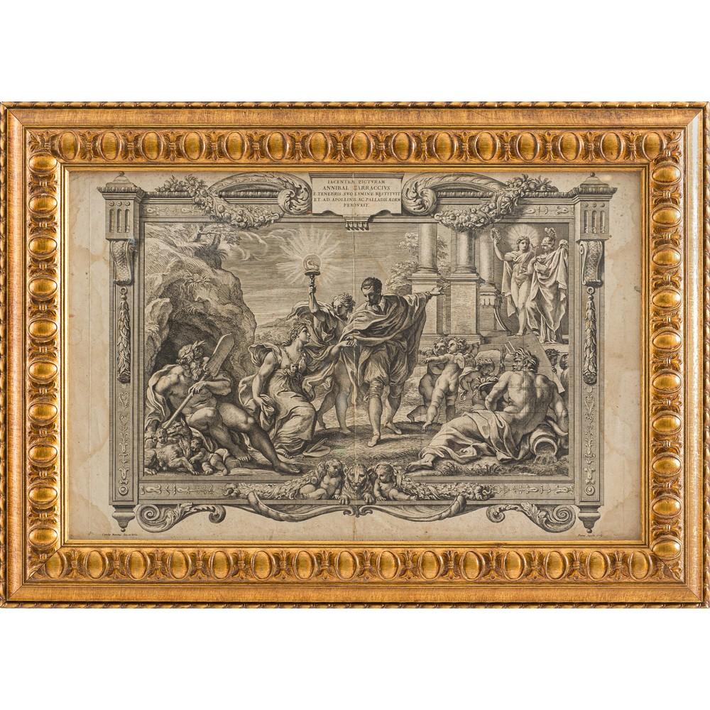 Pietro Aquila comparable auction result: pietro aquila incisione