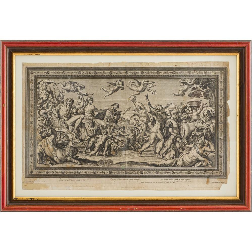 Pietro Aquila comparable auction result: pietro aquila incisione