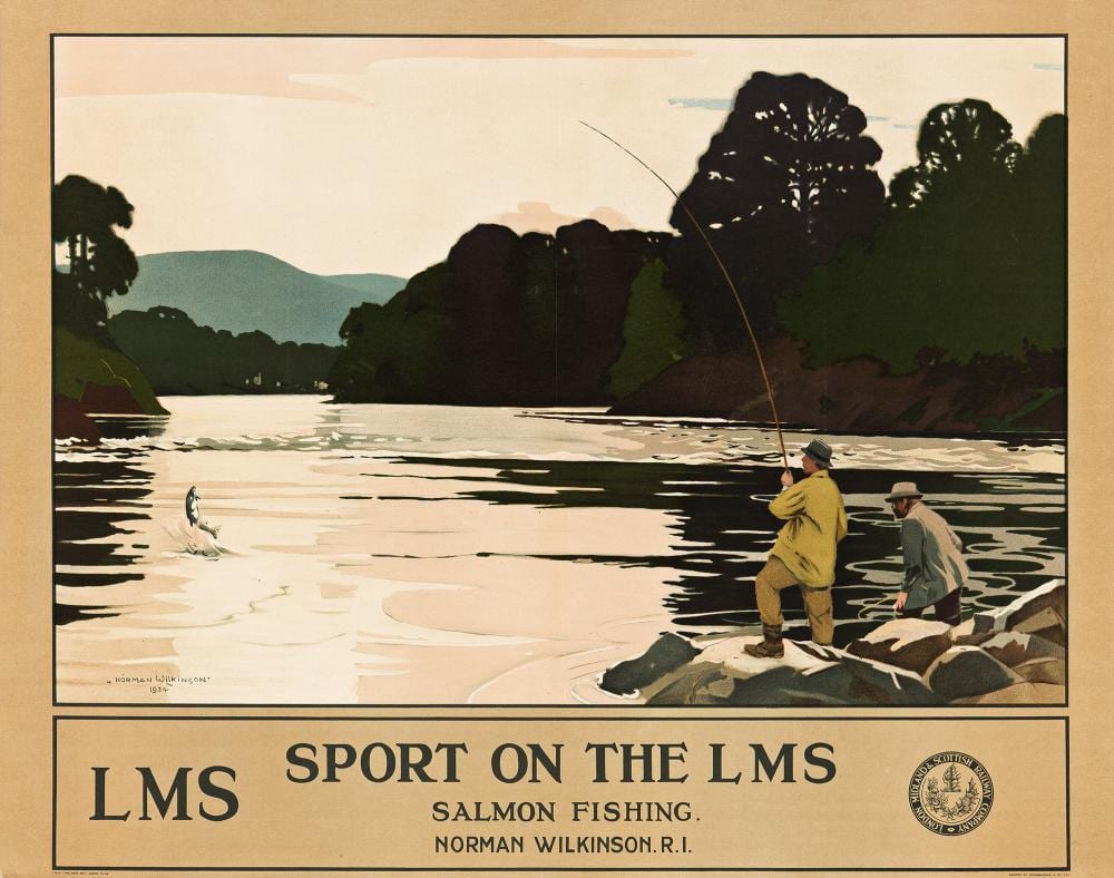 Norman Wilkinson comparable auction result: norman wilkinson sport on the lms 1924