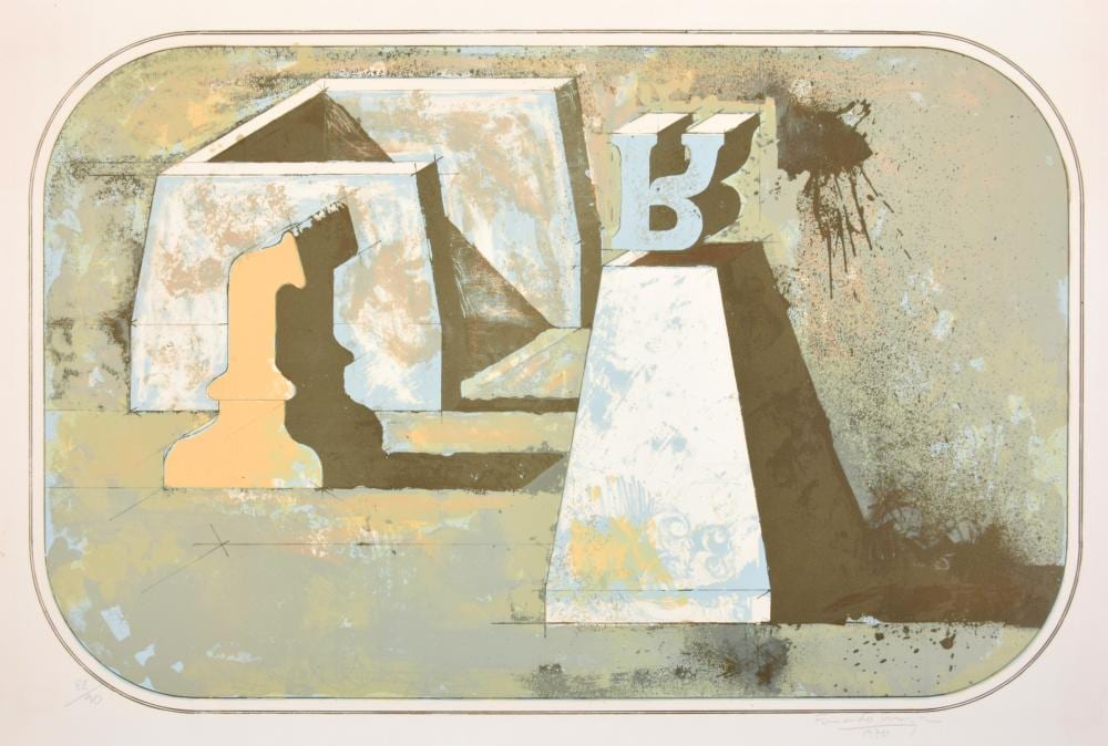Fernando Maza comparable auction result: fernando maza lithograph