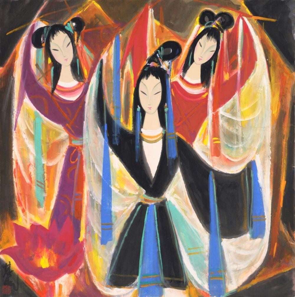 林風眠　寶蓮燈 | Lin Fengmian, Lotus Lantern comparable sale