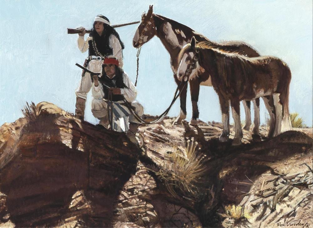 Don Crowley comparable auction result: don crowley apache scouts