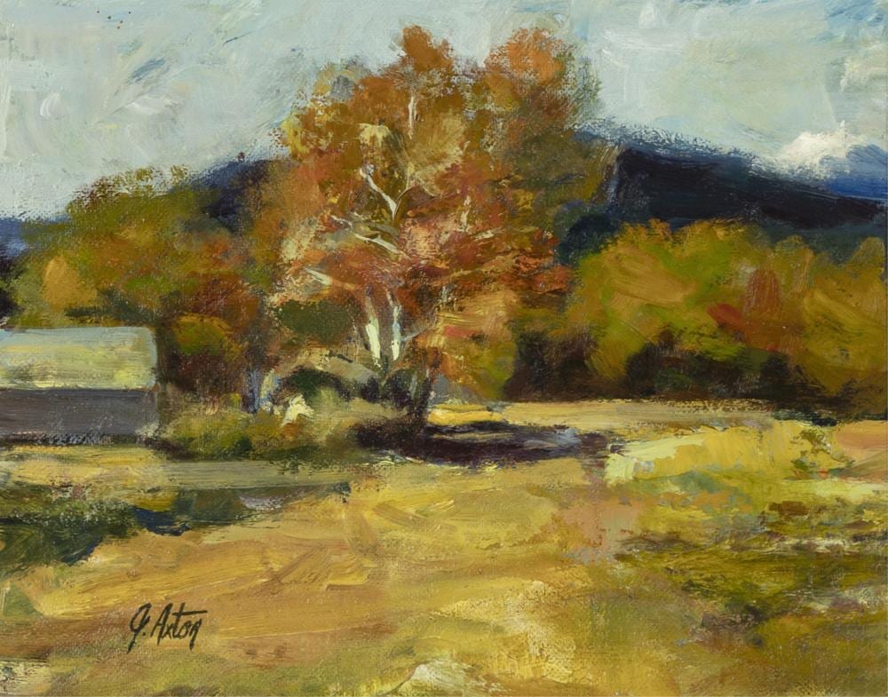 john axton taos cottonwood 1974 · Santa Fe Art Auction · 2026-05-05 John Axton comparable auction result: john axton taos cottonwood 1974