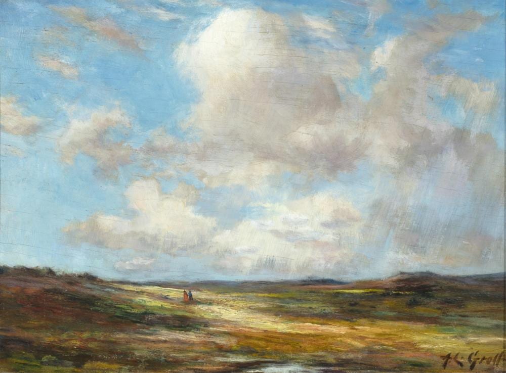 Albert Lorey Groll comparable auction result: albert lorey groll new mexico near gallup ca 1920