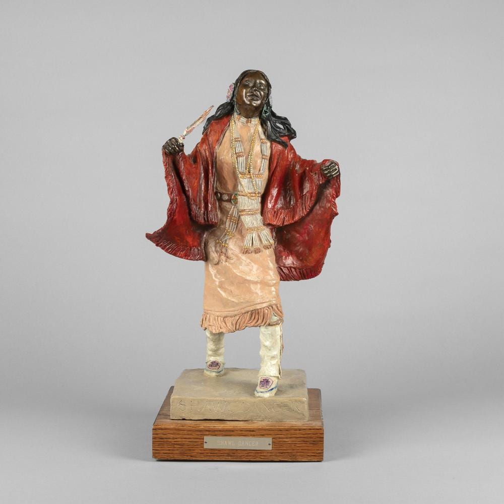 Tom Knapp comparable auction result: tom knapp shawl dancer