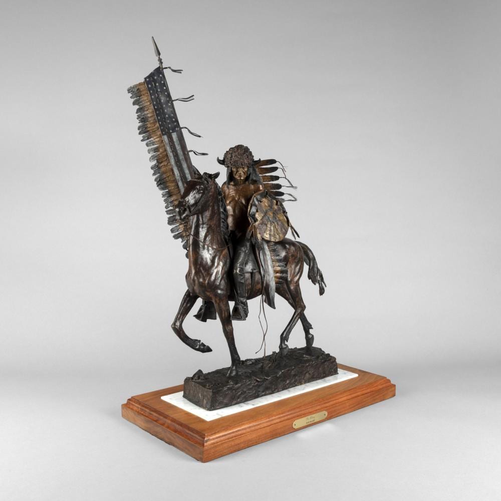 Dave McGary comparable auction result: dave mcgary ole glory 1987