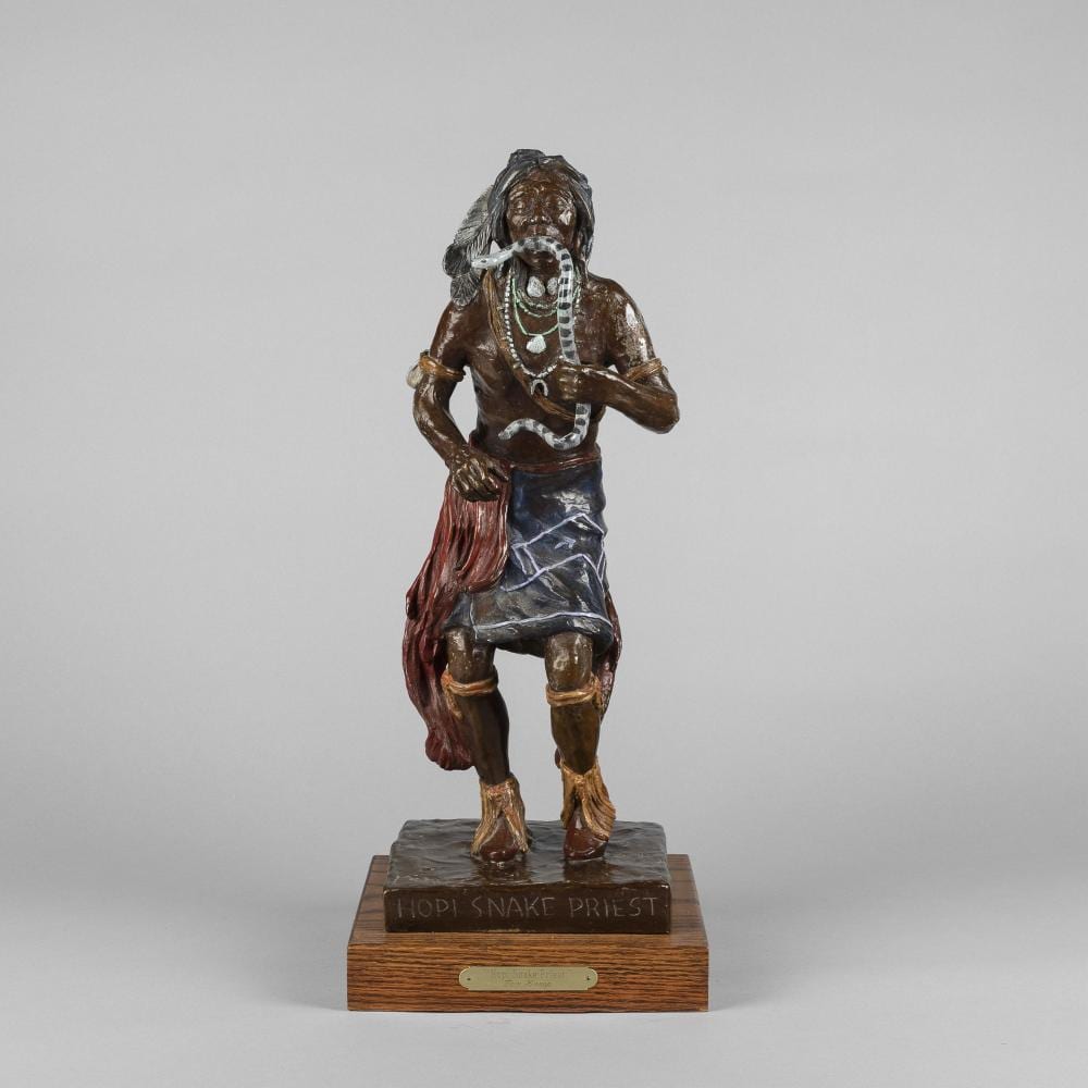 Tom Knapp comparable auction result: tom knapp hopi snake priest 1979
