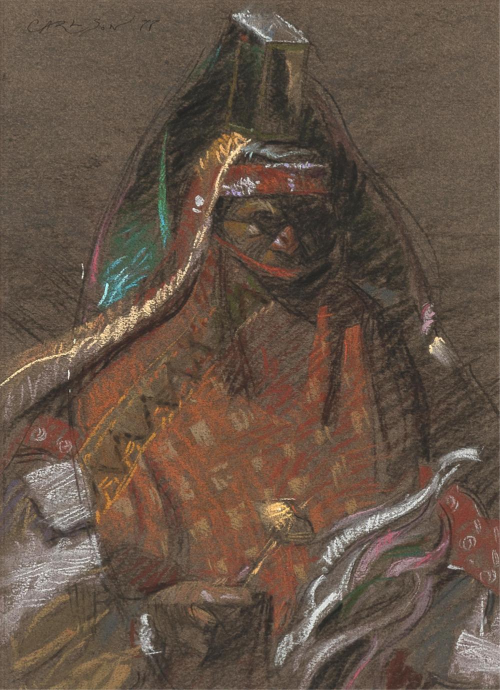 George Arthur Carlson comparable auction result: george arthur carlson matachine leader 1977