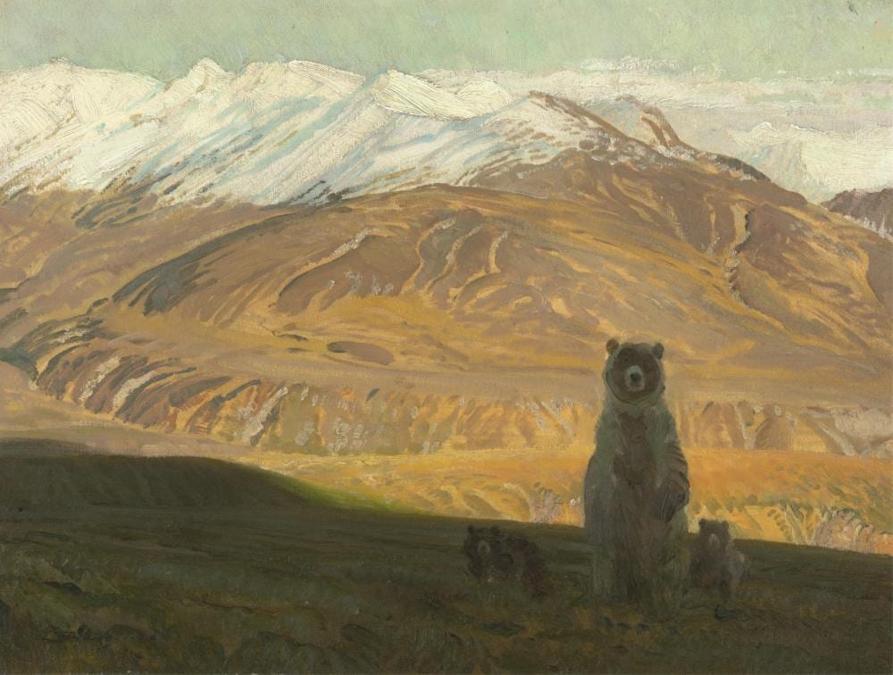 Robert Elmer Lougheed comparable auction result: robert elmer lougheed grizzly country