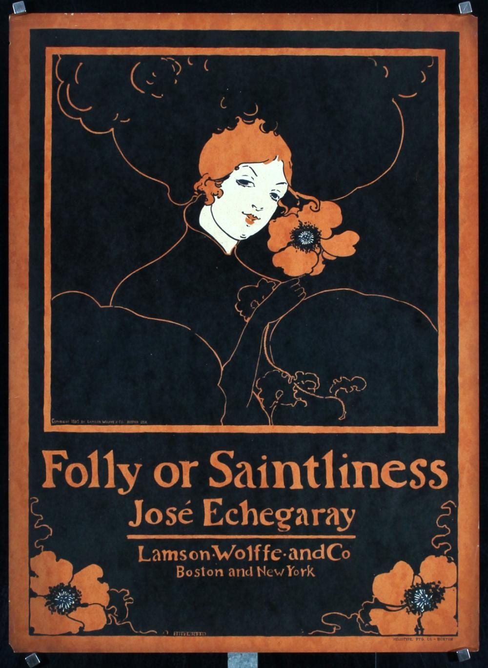 Ethel Reed comparable auction result: original c 1890s ethel reed poster jose echegaray