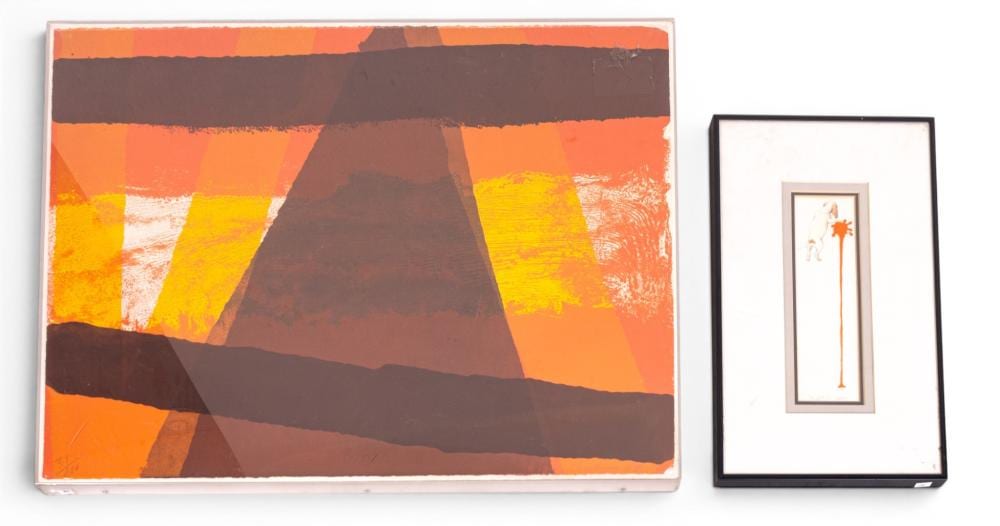 Edward Avedisian comparable auction result: edward avedisian 1936 2007 print framed art