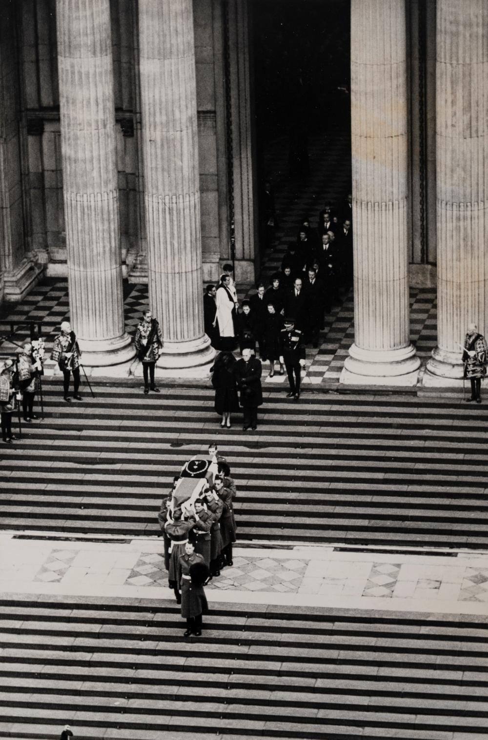 George (1908) Rodger comparable auction result: george rodger 1908 1995 untitled winston churchill funeral st paul cathedral 1865
