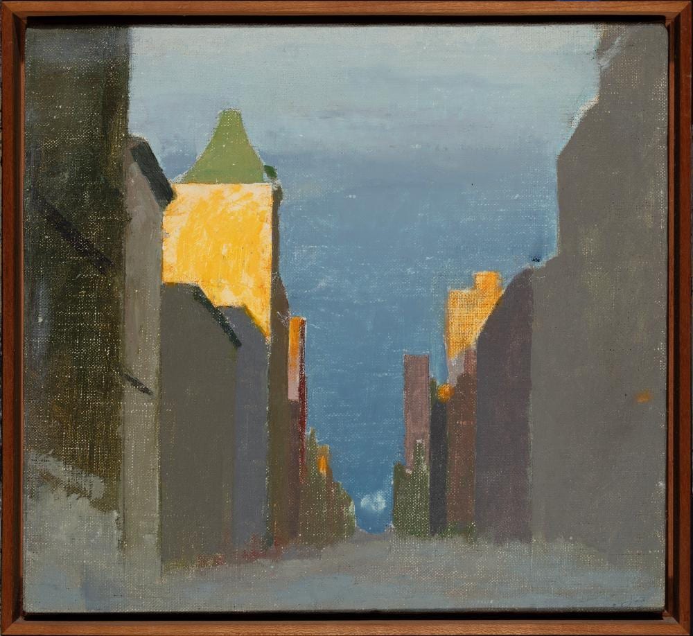 Arthur Morris Cohen comparable auction result: arthur morris cohen new york 1928 2012 madison ave 7th street 1980 oil on canvas 11 x 12 framed 11 75 x 12 75