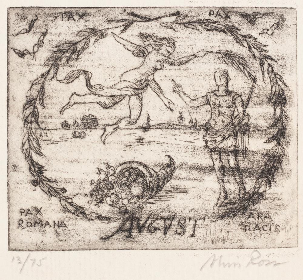 Alvin Ross comparable auction result: alvin ross new york new jersey 1920 1975 five works from the months series etchings plates 2 5 x 3 sheets 5 625 x 6 5 unframed