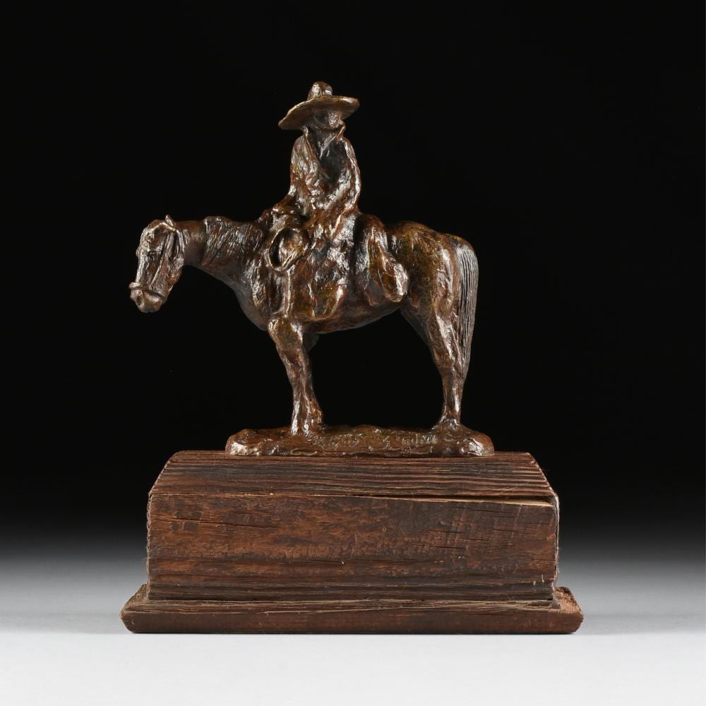 A. Kelly Pruitt comparable auction result: a kelly pruitt american 1924 2009 vaquero 1975 including stand 14 3 4 x 12 x 5 1 2 in 37 5 x 30 5 x 14 cm