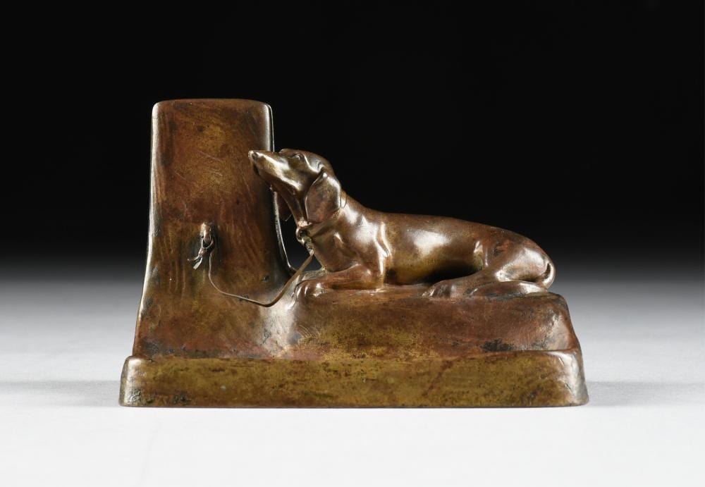 Friedrich Gornik comparable auction result: friedrich gornik austrian 1877 1943 a matchbox holder and tray circa 1920 3 3 8 x 5 1 4 x 4 3 4 in 8 6 x 13 3 x 12 1 cm