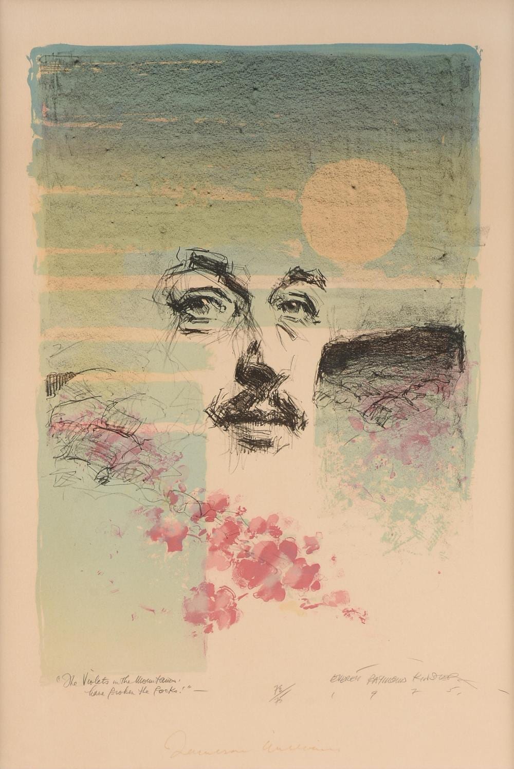 everett raymond kinstler american 1926 2019 tennessee williams 1975 26 1 2 x 18 in 67 3 x 45 7 cm frame 35 1 2 x 26 1 4 in 90 2 x 66 7 cm · Simpson Galleries, LLC · 2026-05-16 Everett Raymond Kinstler comparable auction result: everett raymond kinstler american 1926 2019 tennessee williams 1975 26 1 2 x 18 in 67 3 x 45 7 cm frame 35 1 2 x 26 1 4 in 90 2 x 66 7 cm