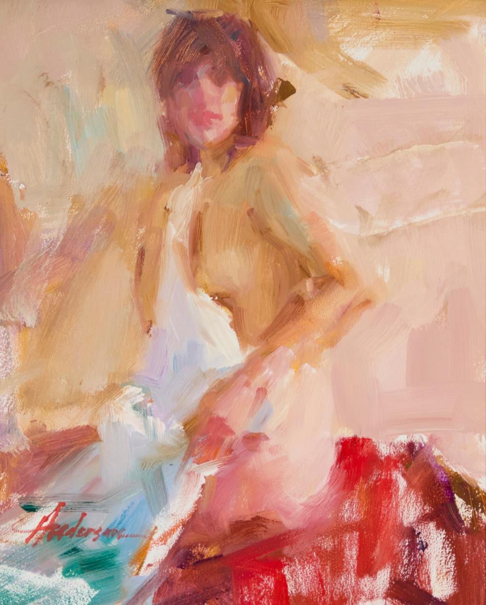 Carolyn Anderson comparable auction result: carolyn anderson b 1948 nude 2002