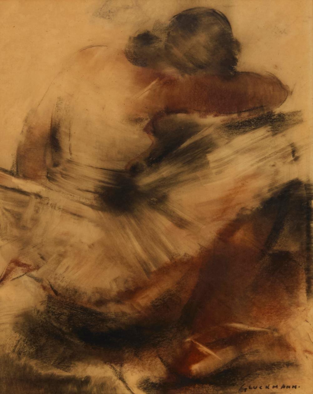 Grigory Gluckmann comparable auction result: grigory gluckmann 1898 1973 ballerina