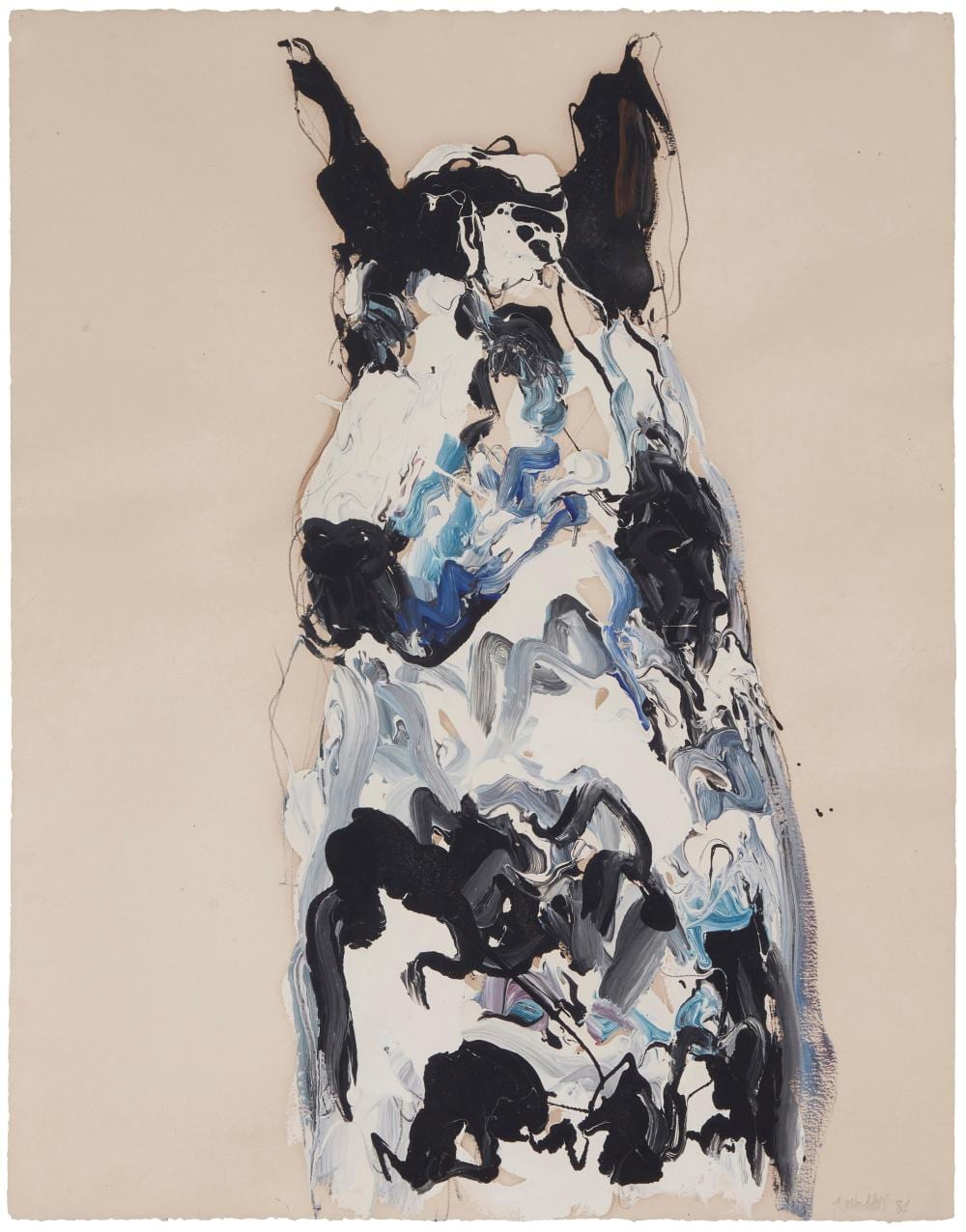 Theodore Waddell comparable auction result: theodore waddell b 1941 portrait of bauhaus 1984