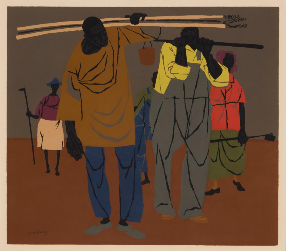 robert gwathmey 1903 1988 end of the day 1944 · John Moran Auctioneers · 2026-05-19 Robert Gwathmey comparable auction result: robert gwathmey 1903 1988 end of the day 1944