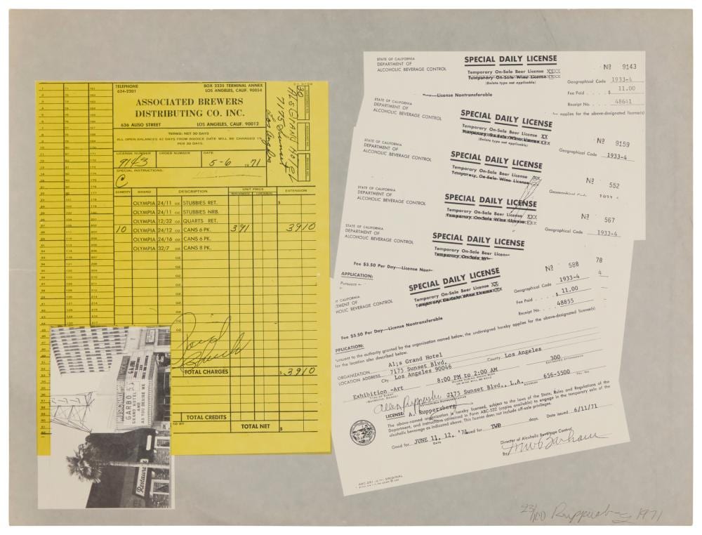 allen ruppersberg b 1944 al s grand hotel 1971 · John Moran Auctioneers · 2026-05-19 Allen Ruppersberg comparable auction result: allen ruppersberg b 1944 al s grand hotel 1971