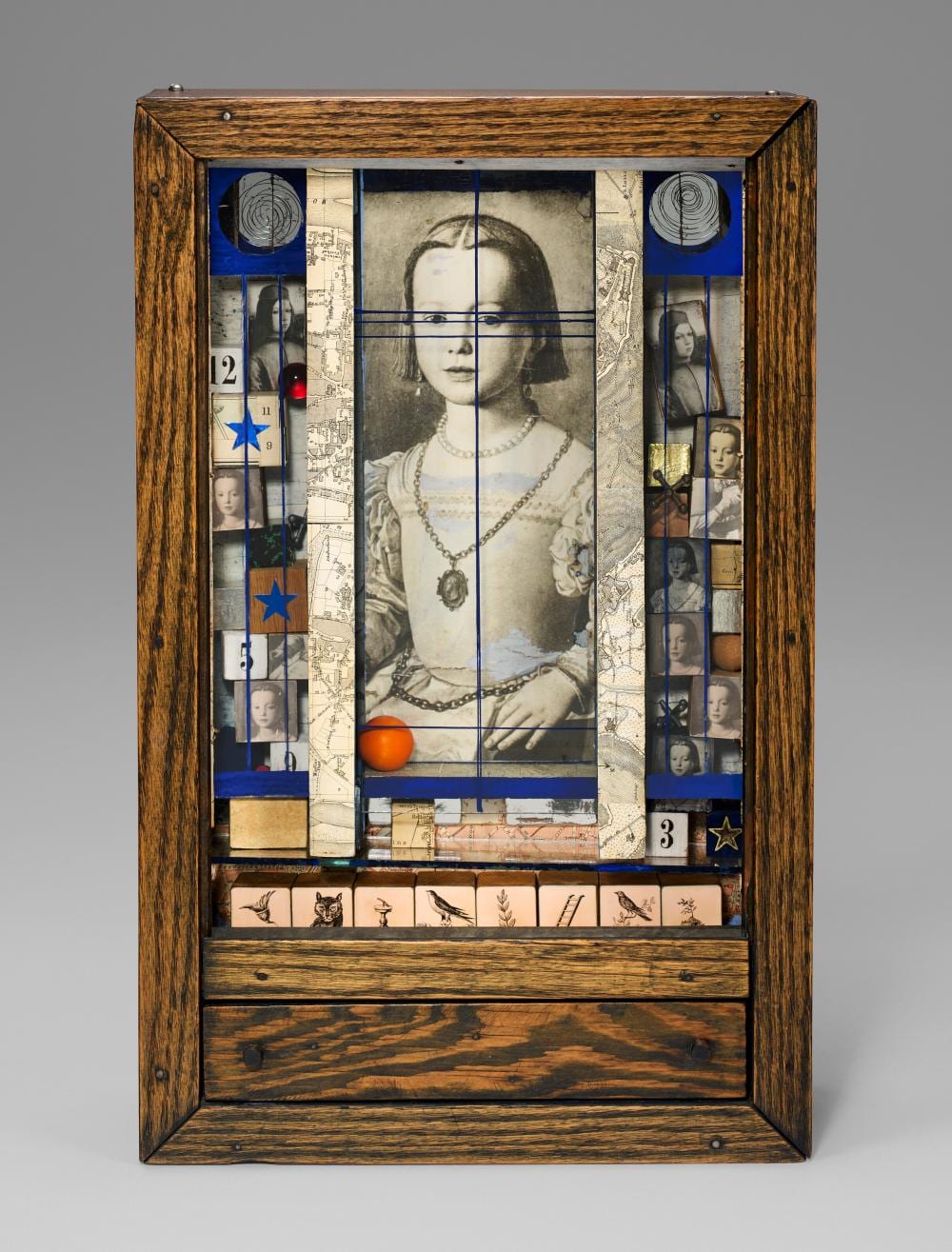 Joseph Cornell (1903-1972). Untitled (Medici Princess). wood box constructi comparable sale