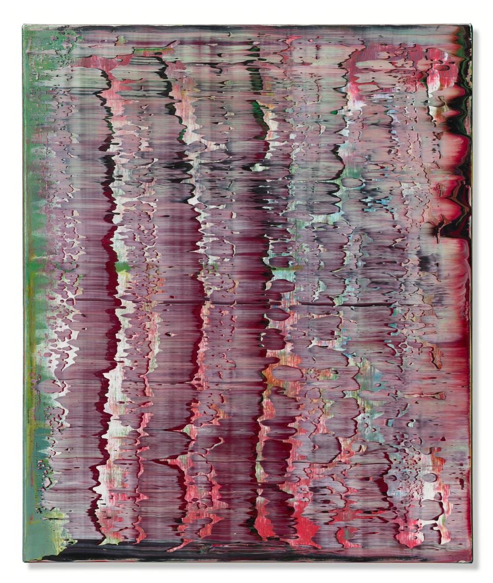 Gerhard Richter (B. 1932). Abstraktes Bild. oil on canvas24 x 20 1/8 in. (6 comparable sale