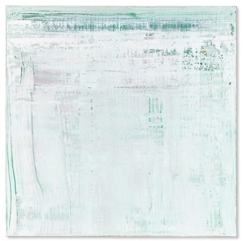 Gerhard Richter (B. 1932). Abstraktes Bild. oil on canvas40 1/8 x 40 1/8 in comparable sale