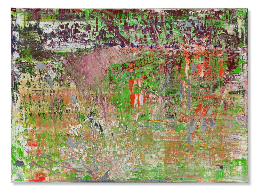 Gerhard Richter (B. 1932). Abstraktes Bild. oil on canvas32 ½ x 44 1/8 in. comparable sale