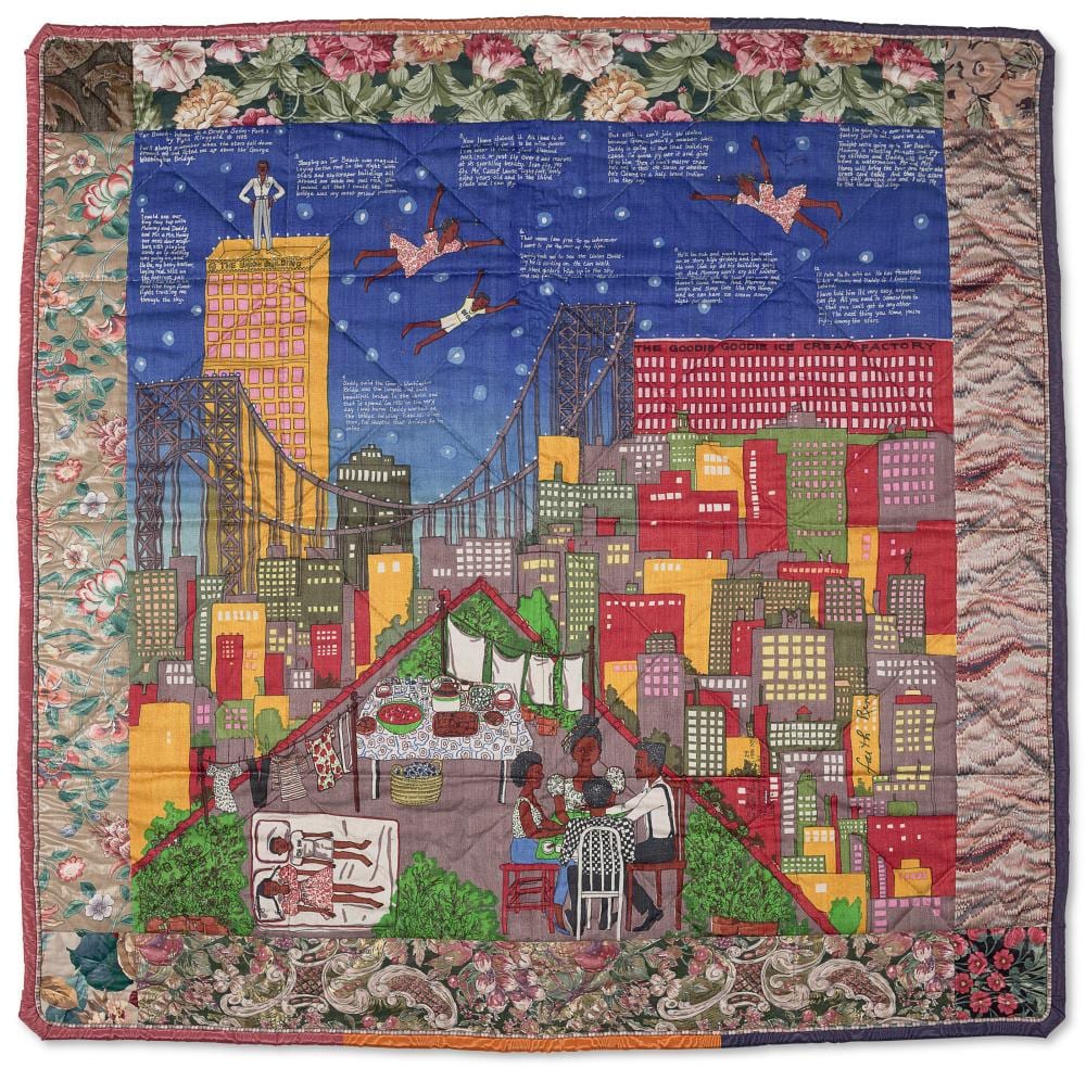 faith ringgold 1930 2024 tar beach 2 multicolored screenprint on stitch · Christie's · 2026-05-21 Faith Ringgold comparable auction result: faith ringgold 1930 2024 tar beach 2 multicolored screenprint on stitch