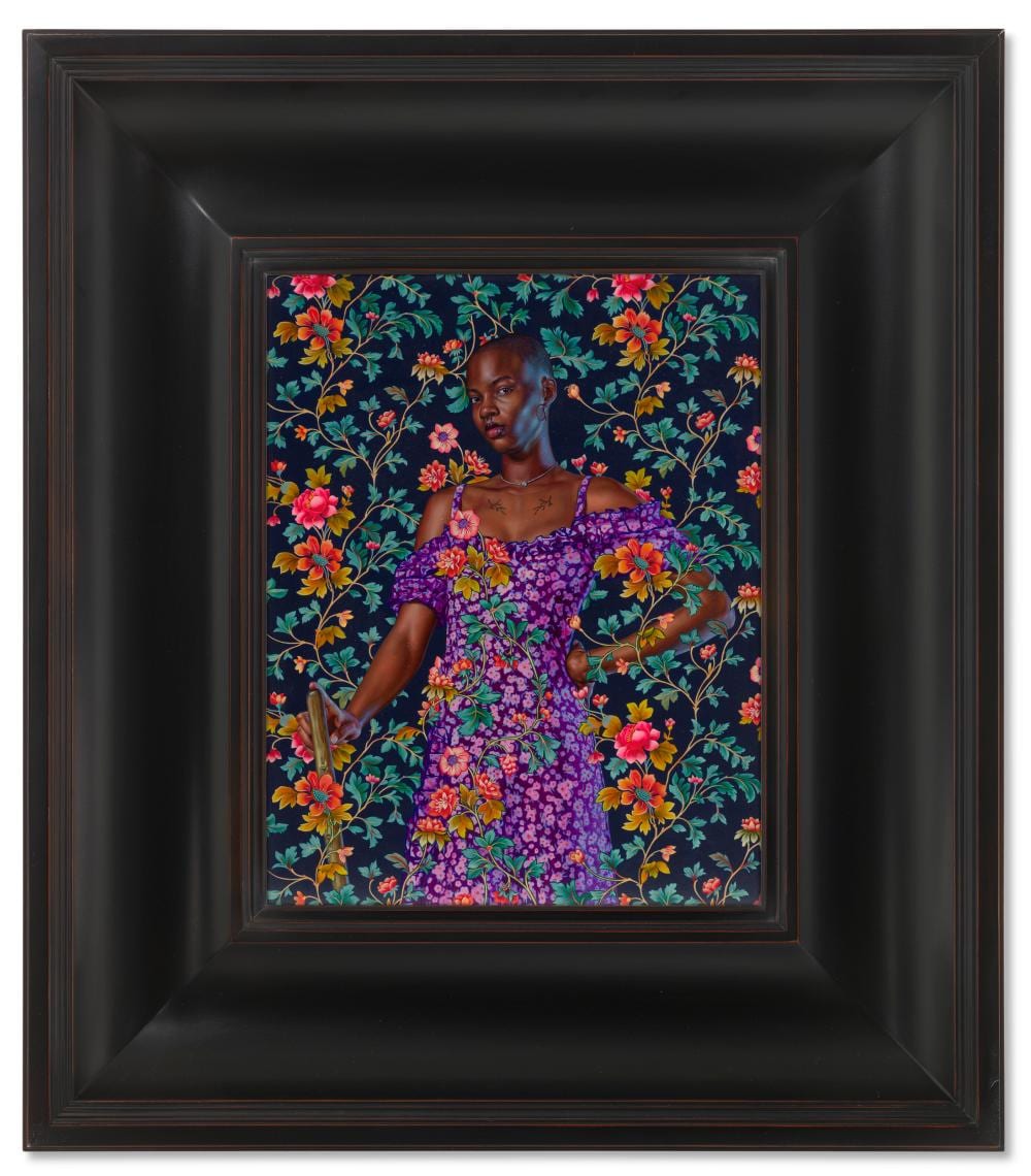 kehinde wiley b 1977 portrait of promise jackson oil on panel in arti · Christie's · 2026-05-21 Kehinde Wiley comparable auction result: kehinde wiley b 1977 portrait of promise jackson oil on panel in arti