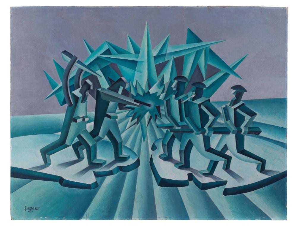Fortunato Depero comparable auction result: fortunato depero