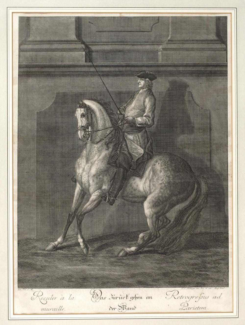 Johann Elias Ridinger comparable auction result: johann elias ridinger reitschule