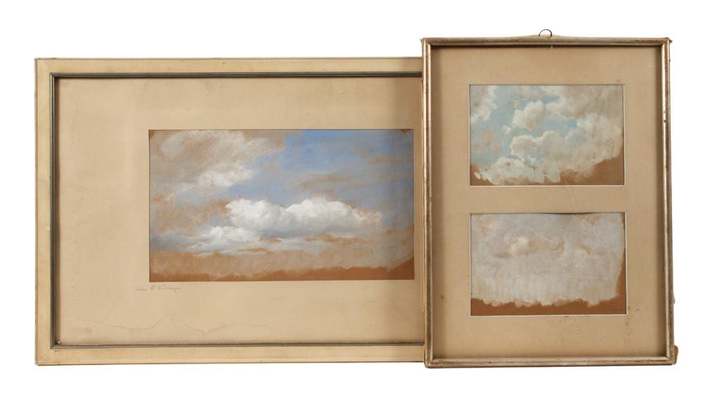 Eduard Weichberger comparable auction result: eduard weichberger drei himmelsstudien