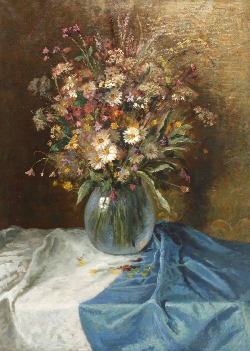 Carl Müller-Baumgarten comparable auction result: carl m ller baumgarten feldblumenstrau