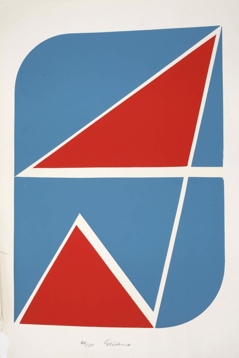hermann gl ckner zeichen in rot und blau · Auktionshaus Mehlis GmbH · 2026-05-30 Hermann Glöckner comparable auction result: hermann gl ckner zeichen in rot und blau