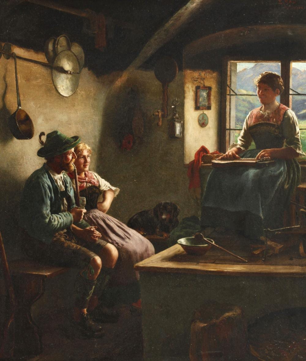 Emil Rau comparable auction result: emil rau k chenidyll