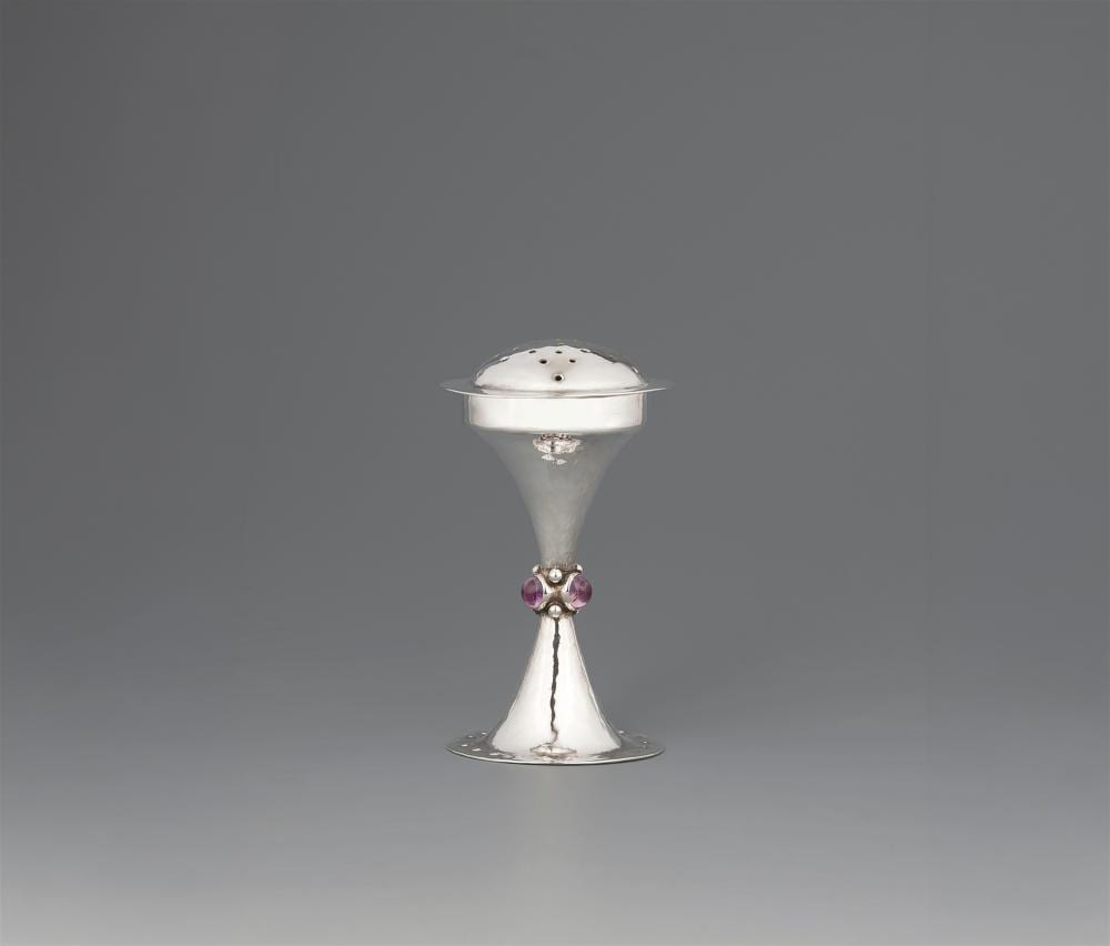 C. R. Ashbee comparable auction result: an arts and crafts silver pepper caster by charles robert ashbee