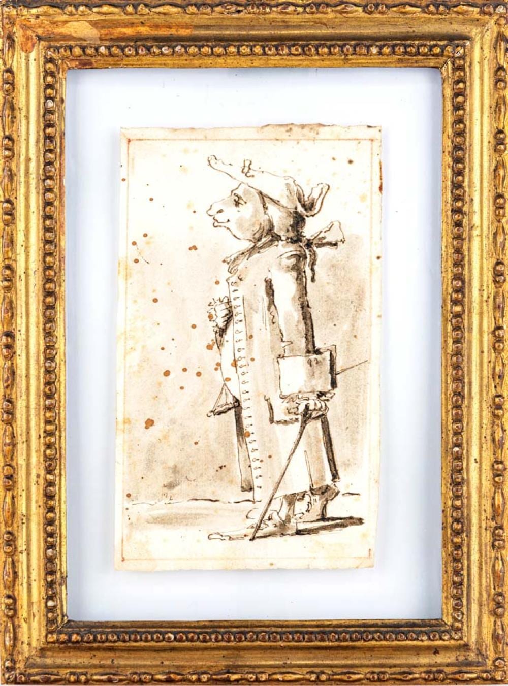 Pier Leone Ghezzi comparable auction result: pier leone ghezzi area of caricature of a gentleman