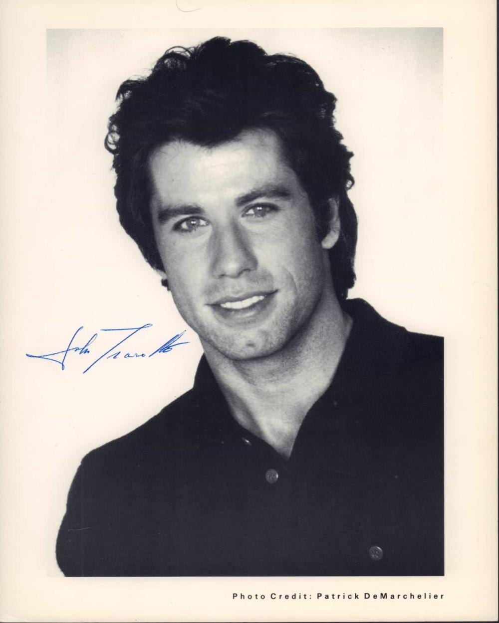 john travolta autographed promotional photograph by patrick demarchelier · Lion and Unicorn · 2026-05-06 Patrick Demarchelier comparable auction result: john travolta autographed promotional photograph by patrick demarchelier