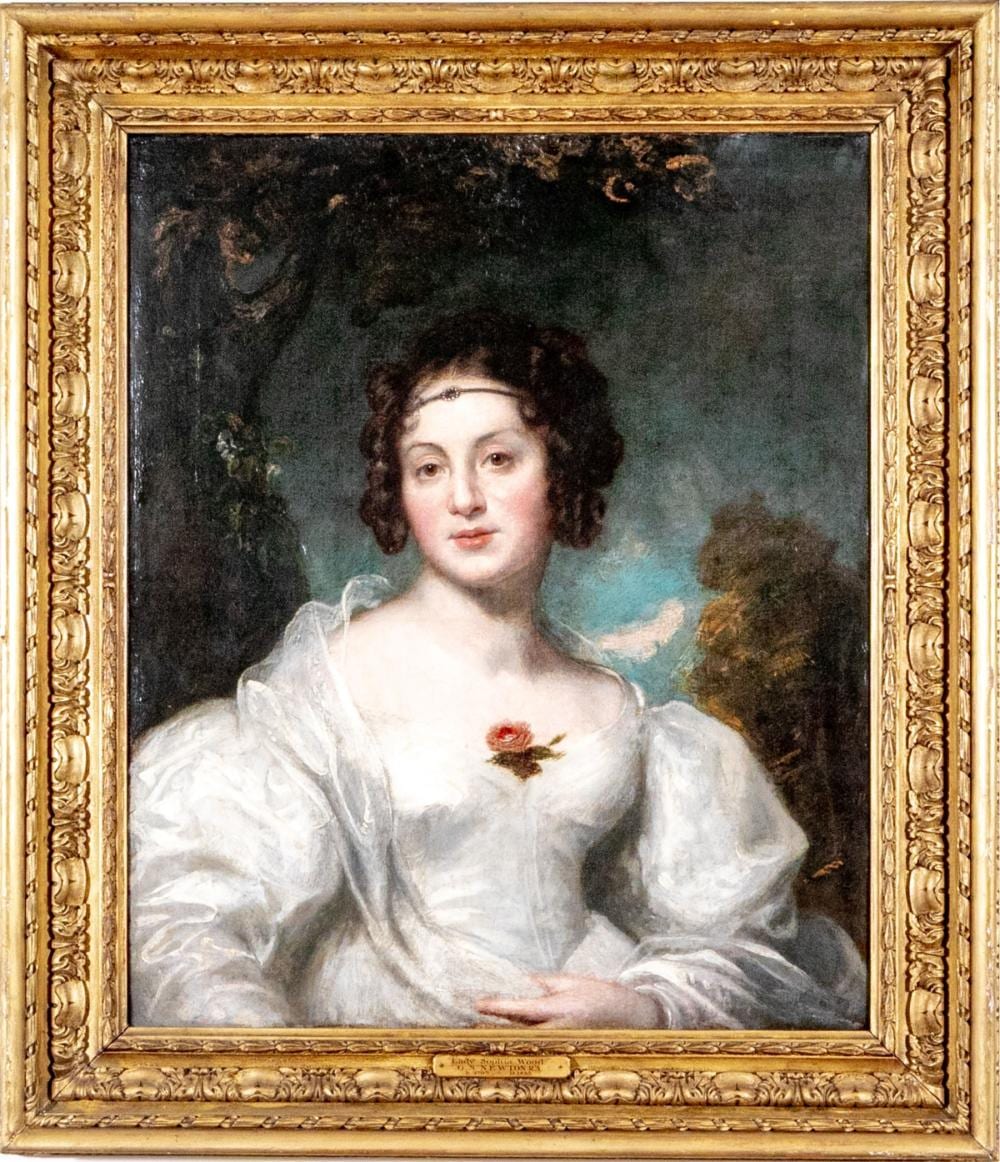 gilbert stuart newton nova scotia uk 1794 1835 oil on canvas portrait of lady sophia wood · Black Rock Galleries · 2026-05-13 Gilbert Stuart Newton comparable auction result: gilbert stuart newton nova scotia uk 1794 1835 oil on canvas portrait of lady sophia wood