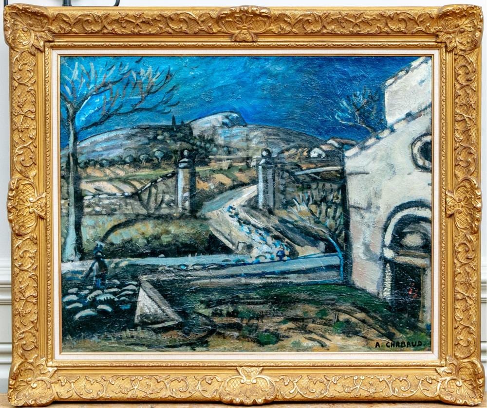 auguste chabaud french 1882 1955 oil on canvas architectural landscape at night · Black Rock Galleries · 2026-05-13 Auguste Chabaud comparable auction result: auguste chabaud french 1882 1955 oil on canvas architectural landscape at night