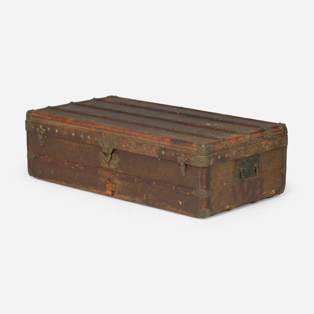 Louis Vuitton, Cabin steamer trunk sold by Toomey & Co. Auctioneers, lot 292 — auction record photograph