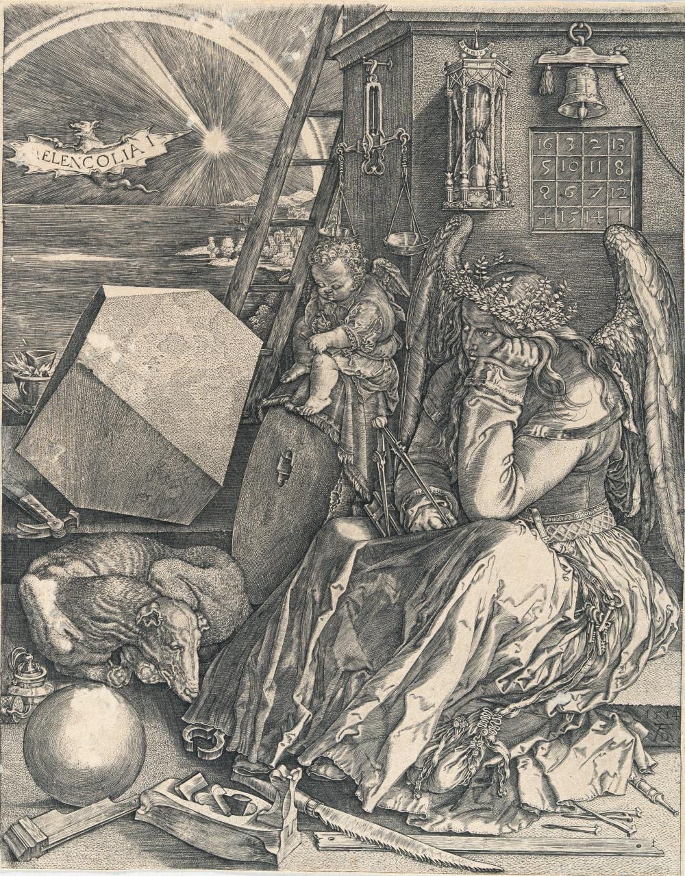 Hieronymus Wierix comparable auction result: hieronymus wierix c 1553 antwerp 1619 melencolia i after albrecht d rer melencolia i nach albrecht d rer